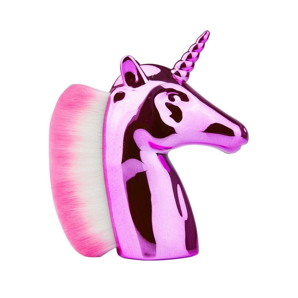 Pembe Unicorn Tırnak Toz Fırçası