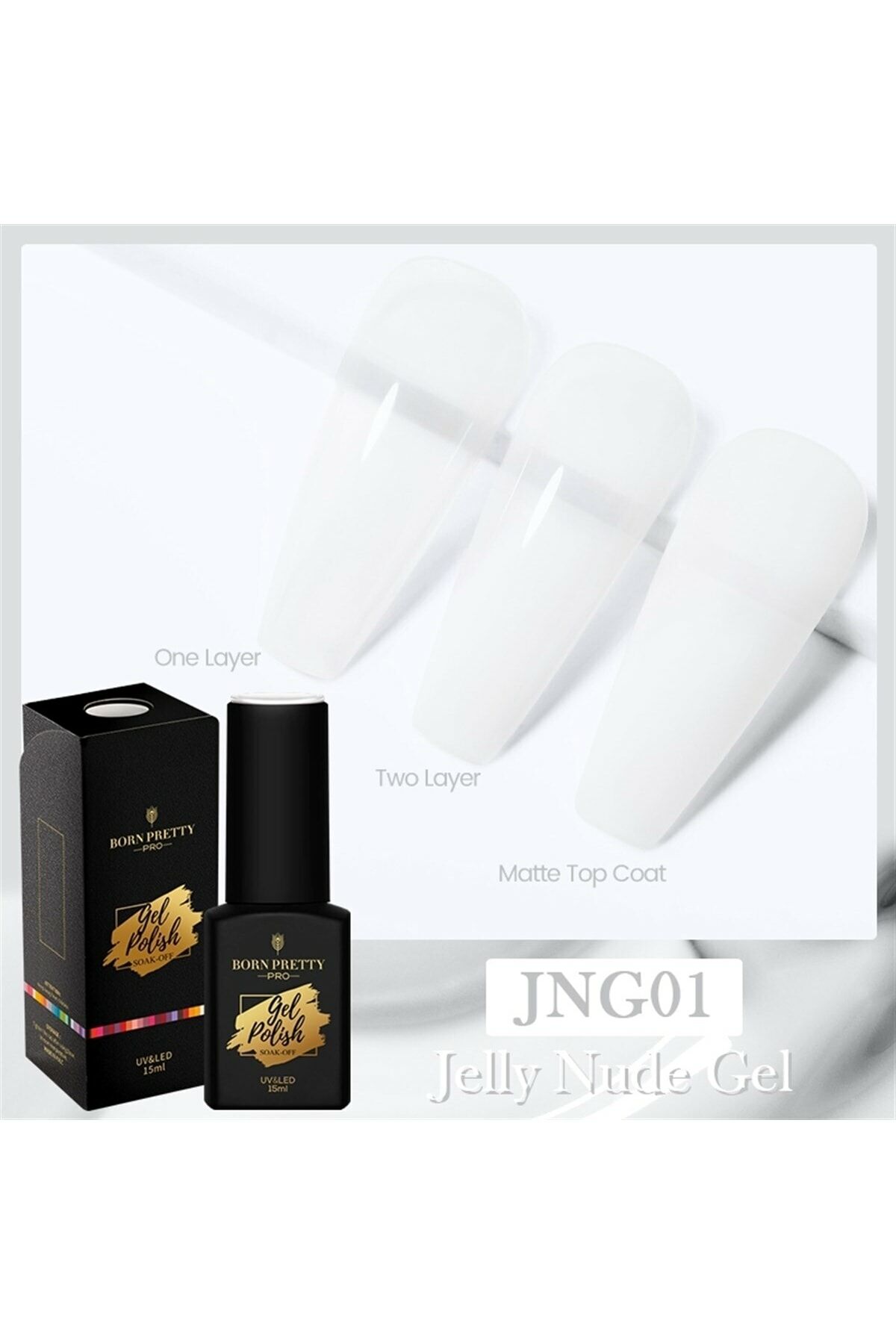 Born Pretty Pro 15 ml Jelly Nude Serisi