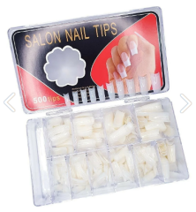 500'lü Kemik Renk Saloon Tips Yarımay