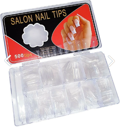 500'lü Şeffaf Renk Saloon Tips Yarımay