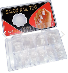 500'lü Şeffaf Renk Saloon Tips Yarımay