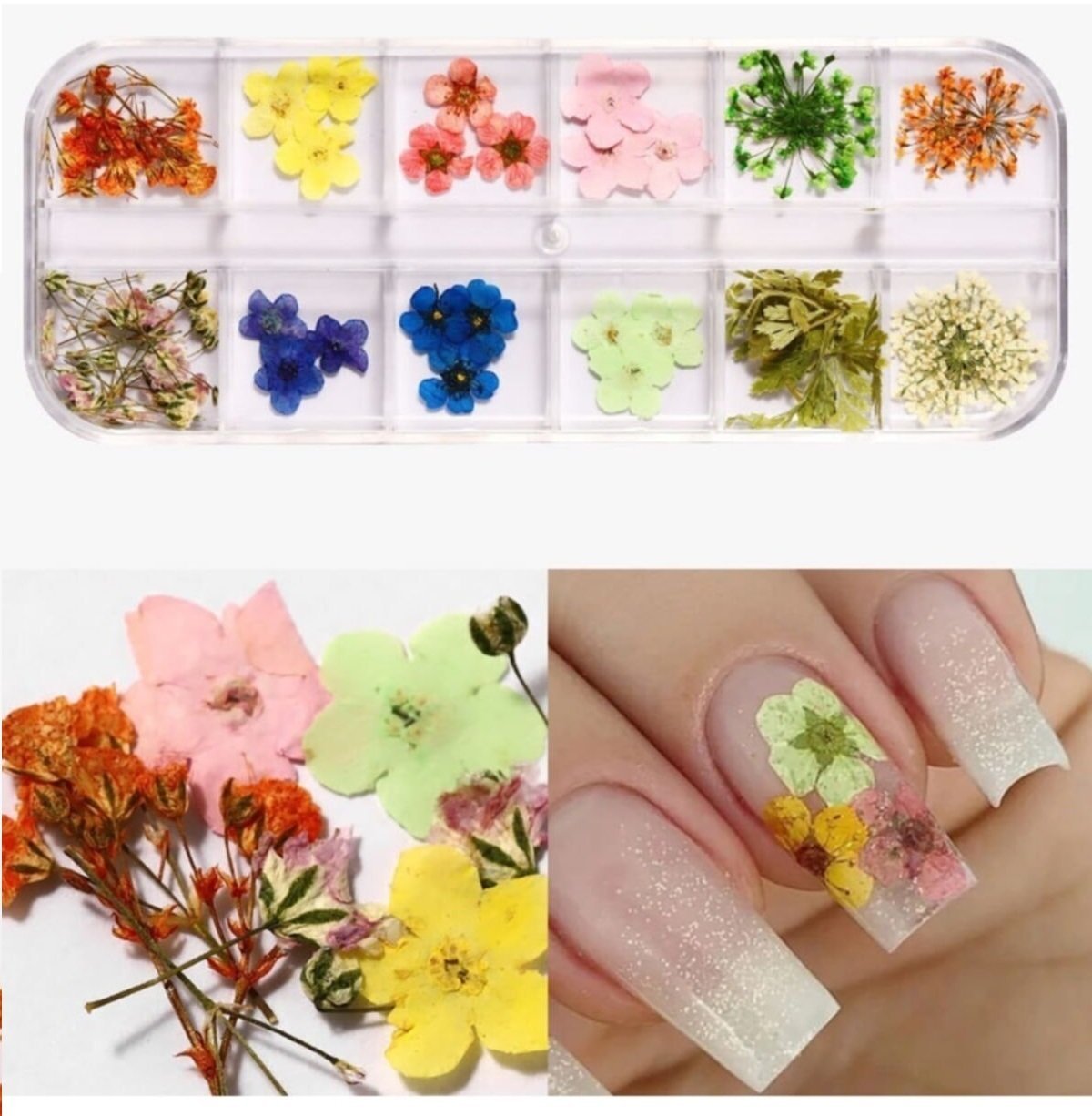Kuru Çiçek Nail Art
