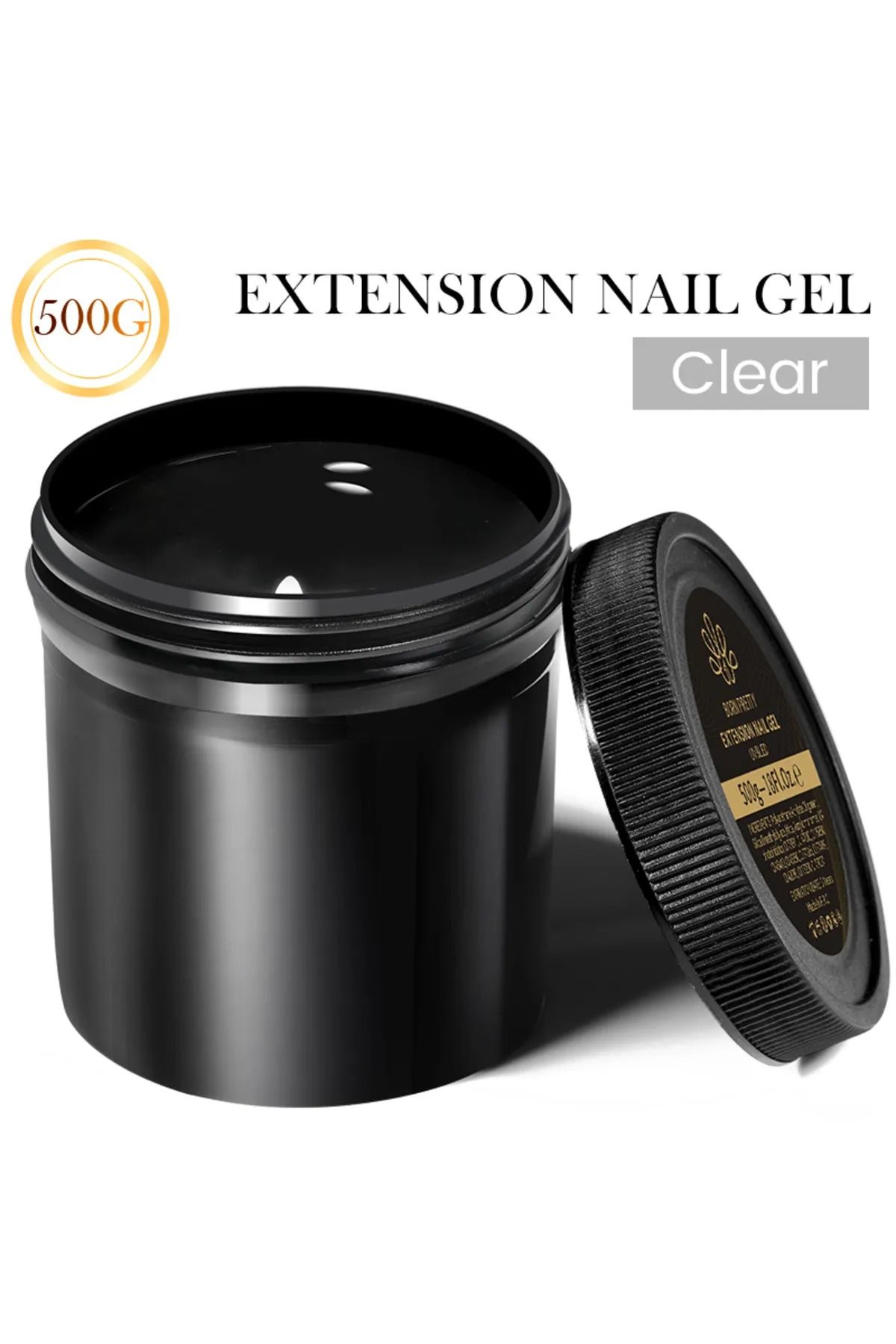 500 g Extension Gel Protez Tırnak Jeli  Clear Şeffaf