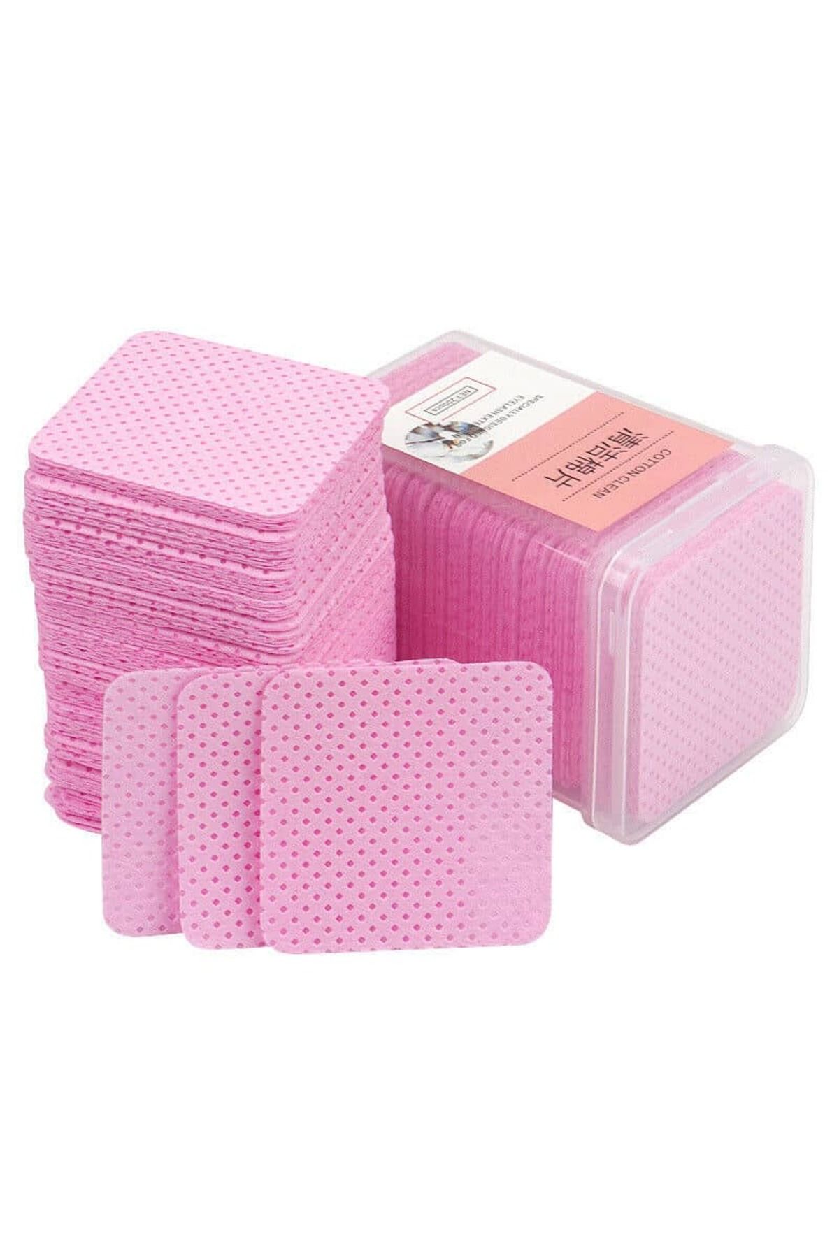 200'lü Plastik Kutulu Tırnak Mendili Ped Delikli