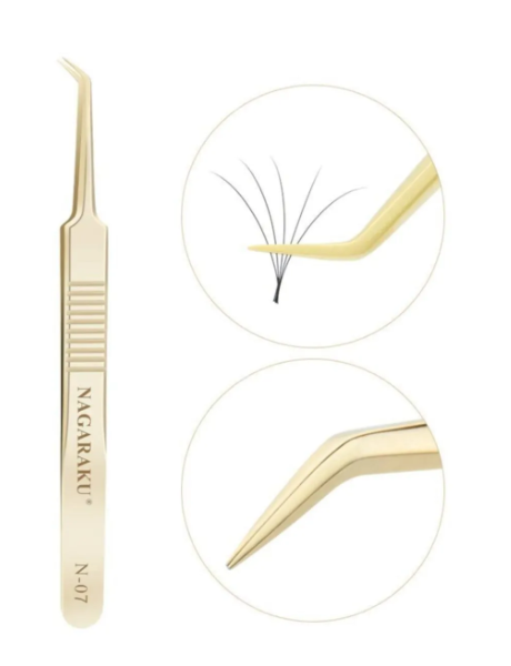 NAGARAKU Lüx Ipek Kirpik Cımbızı N-07