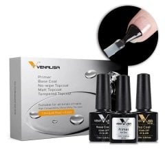 Venalisa 7.5 ml Primer Basecoat Topcoat Set