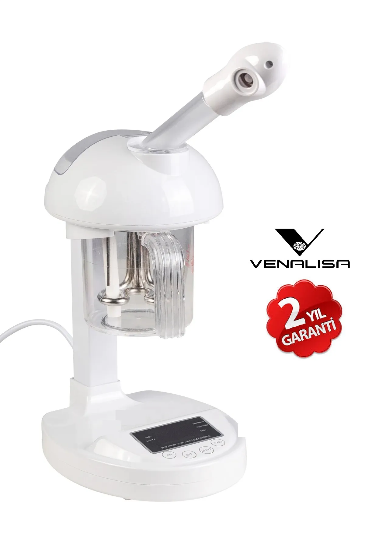 Masaüstü Buhar Makinesi Vapozon Ozonlu Yüz Buhar Dijital Ekran DT-A03