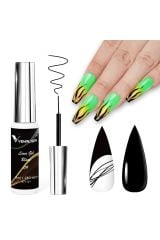 Liner Gel Ince Fırçalı Çizim Ojesi 8 ml