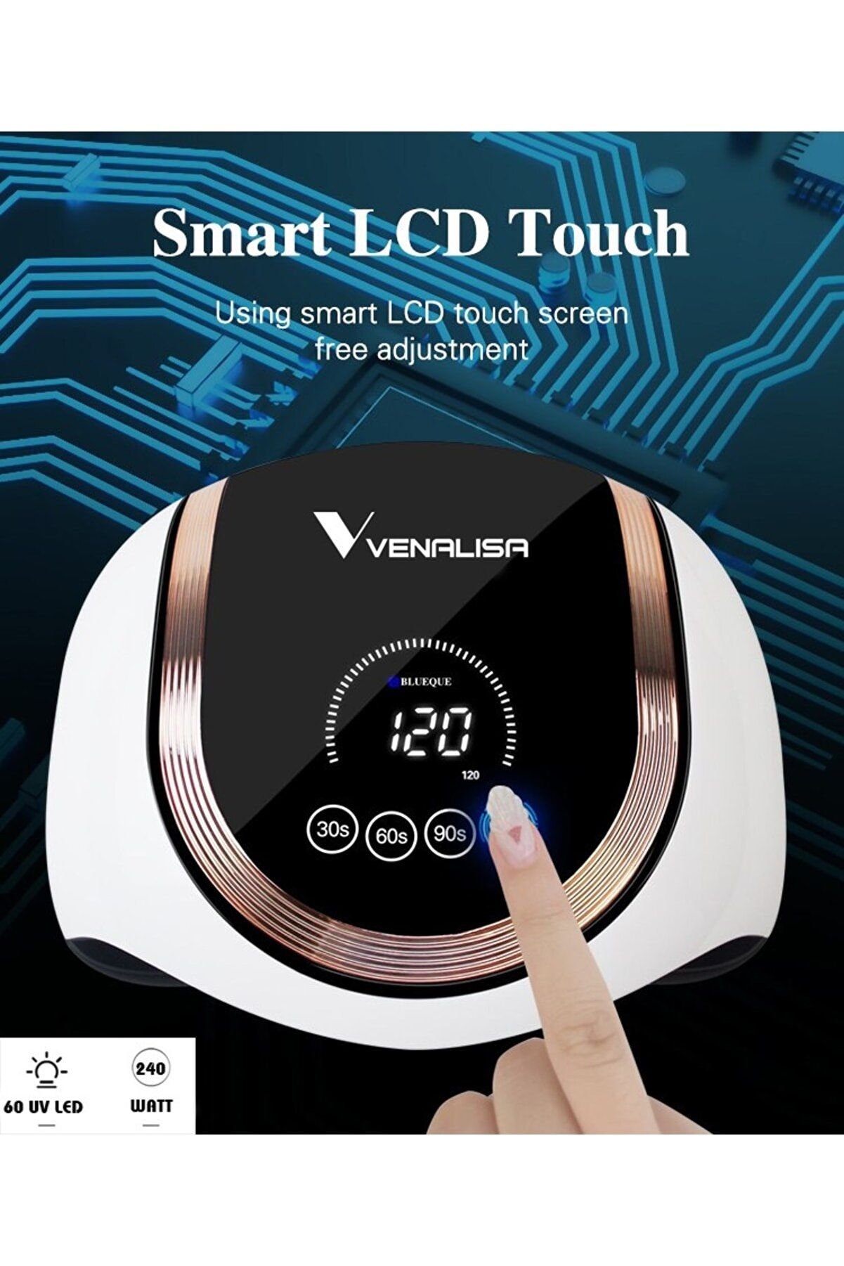 Venalisa Lüx Uv Led Kurutucu 240 Watt