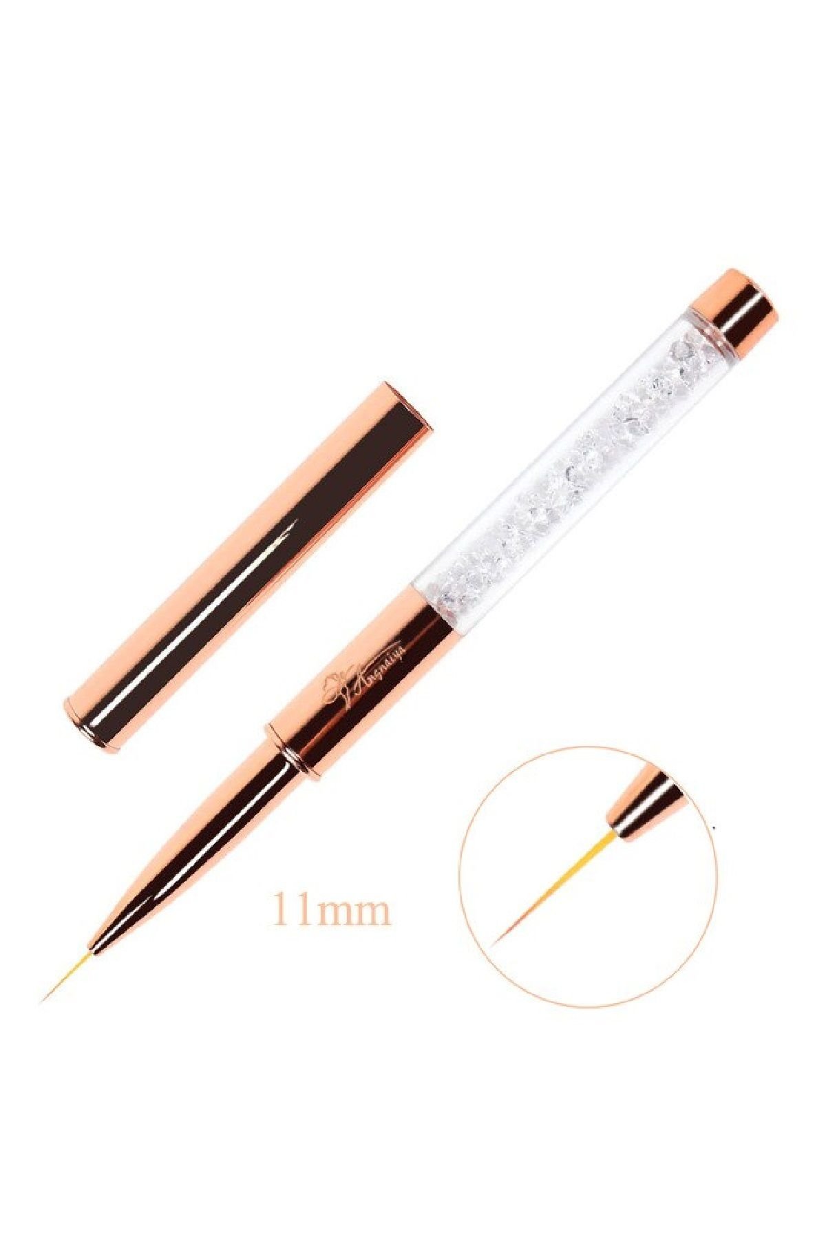Rosegold Kapaklı Çizim Fırçası 11 mm No.3