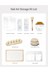 Storage Kit Lüks 9 Parça Masa Üstü Kit