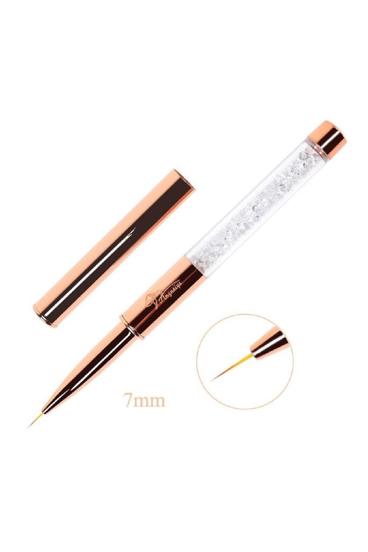 Rosegold Kapaklı Çizim Fırçası 7 mm No.1