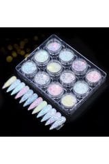 12'li Tırnak Süsleme Pul Sim Seti Nail Art VNLS02