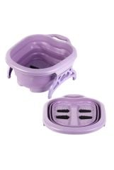 Renkli Plastik Katlanabilir Pedikür Leğeni Pedikür Kabı