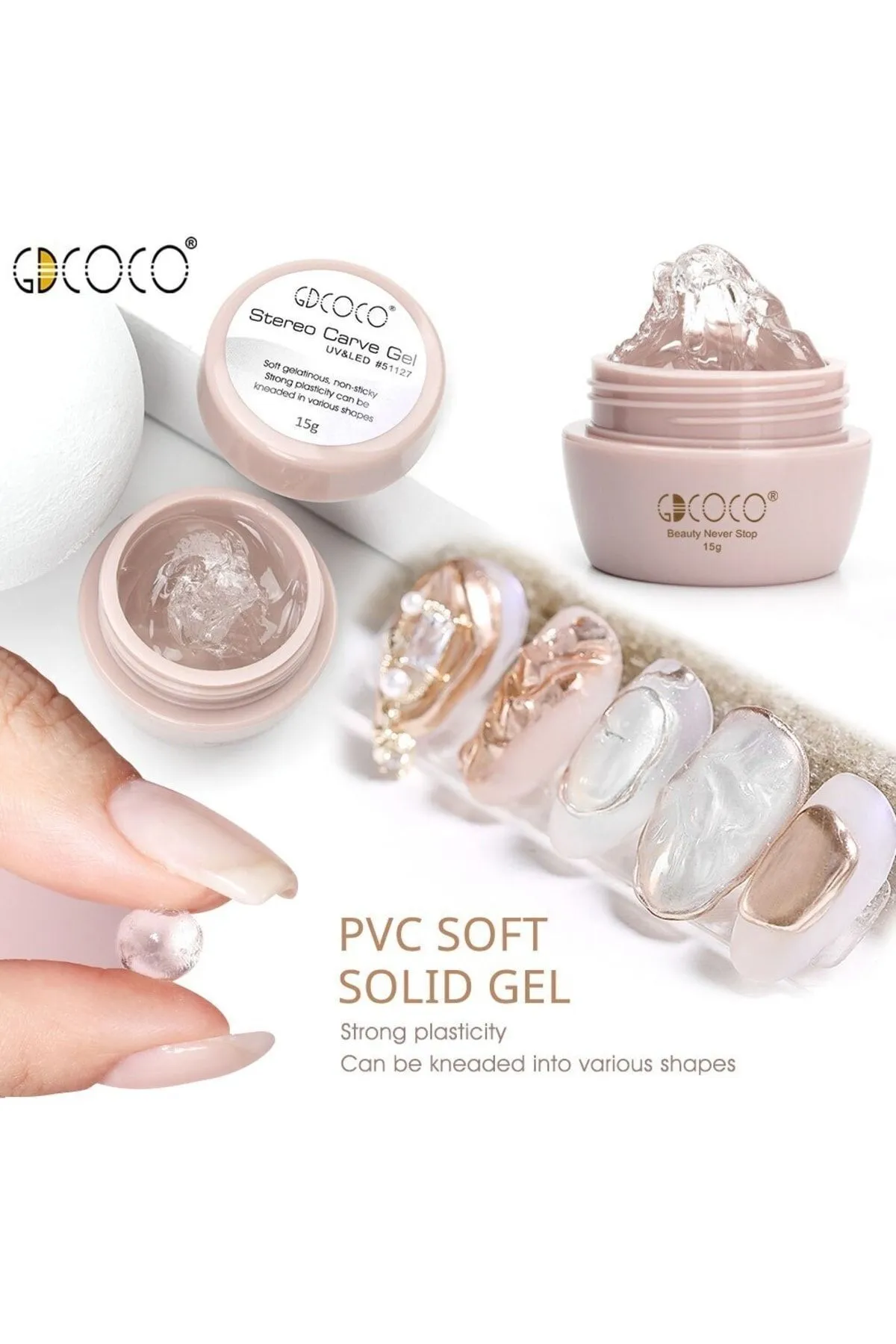 Stereo Carve Gel 15 ml Hamur Uv Jel