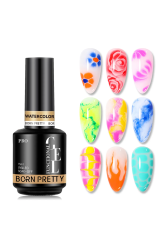 Born Pretty Watercolor Blooming Hema Free Nail art Jeli (SULUBOYA MERMER EFEKTİ YAPMA JELİ) 15ML