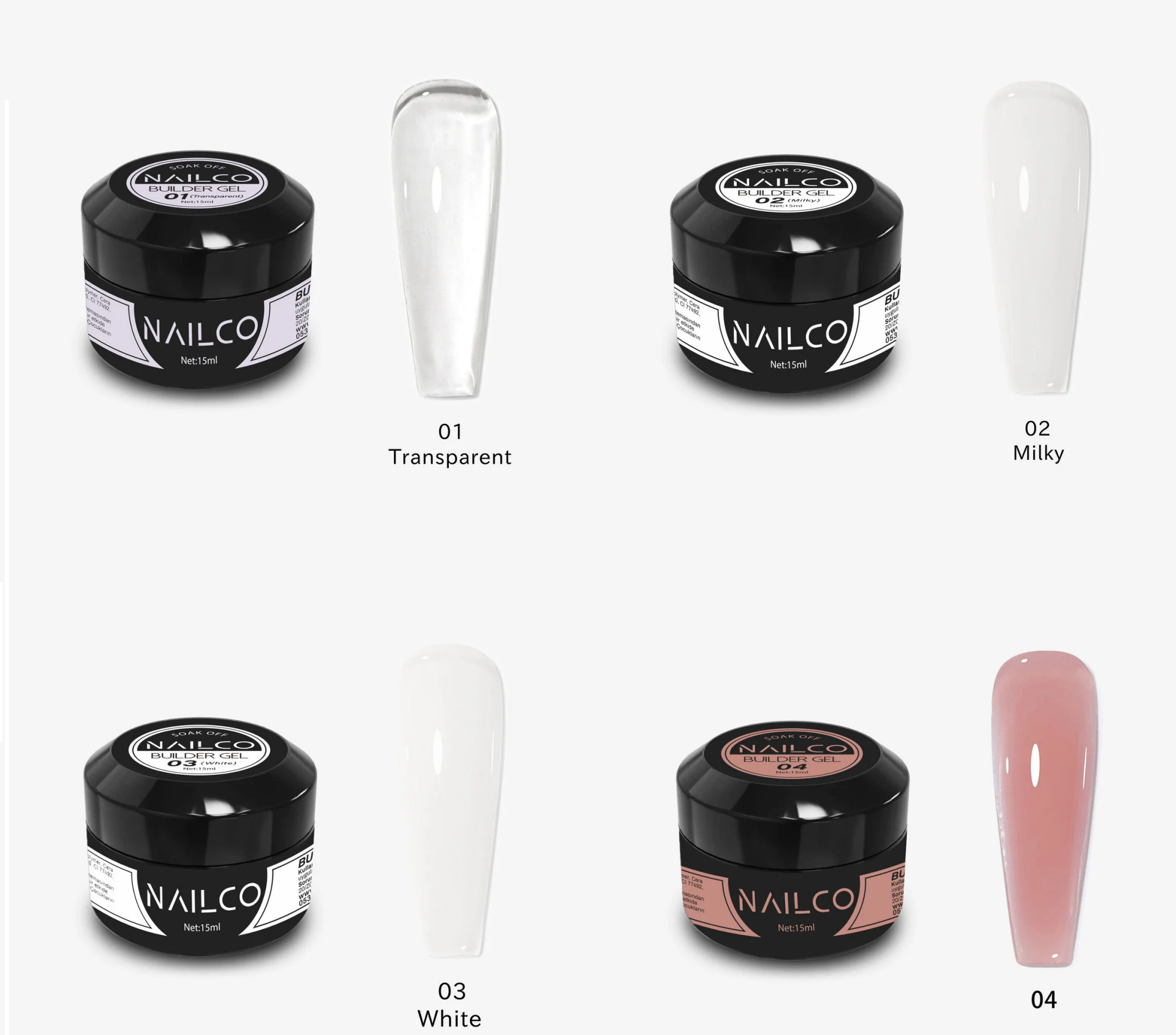 NailCo Protez Tırnak Jeli Builder Gel