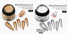 Nailco Nail Art Gel Paint Çizim Boyası 5 ml Metalik