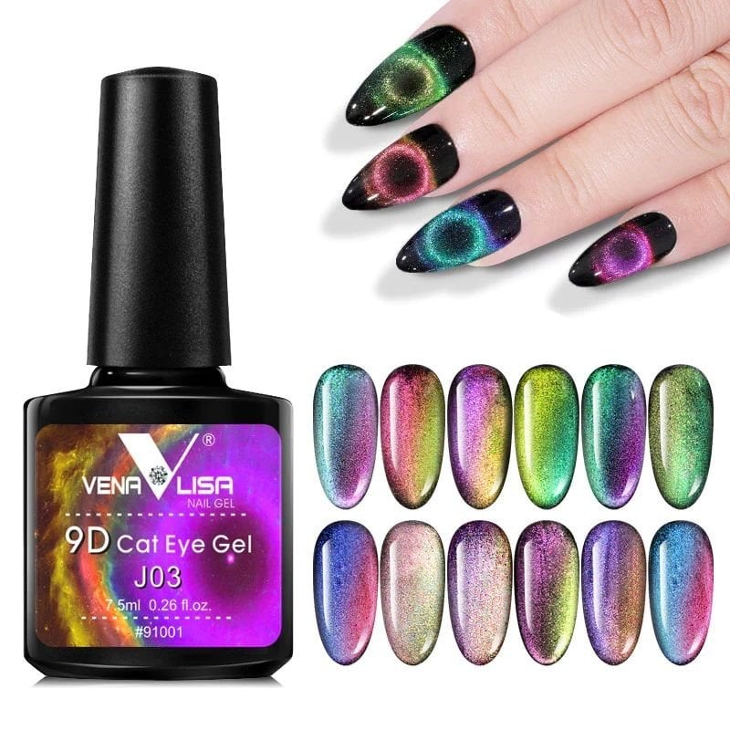 9D Kedi Gözü Kalıcı Oje Cat Eye Uv Gel Polish