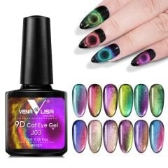 9D Kedi Gözü Kalıcı Oje Cat Eye Uv Gel Polish
