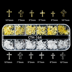 12li Gold Silver Hac Sembolü Tırnak Süsleme Nail Art Charm