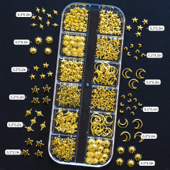 12li Ay Hilal Yıldız Kutup Yıldızı Tırnak Süsleme Nail Art Charm