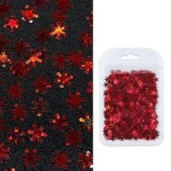 Yılbaşı Noel Kar Tanesi Tırnak Süsleme Nail Art