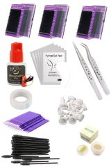 3 Kirpikli İpek Kirpik Başlangıç Full Set