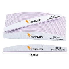 25 Adet Venalisa 100/180 Kağıt Törpü Protez Tırnak