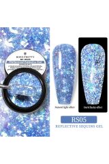 Born Pretty Reflective Squins Gel (Reflektörlü Simli Pullu ) 5 Ml