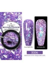 Born Pretty Reflective Squins Gel (Reflektörlü Simli Pullu ) 5 Ml