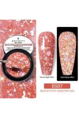 Born Pretty Reflective Squins Gel (Reflektörlü Simli Pullu ) 5 Ml