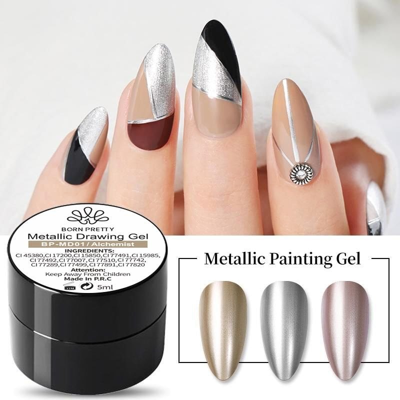 Born Pretty Metalik Painting Jel