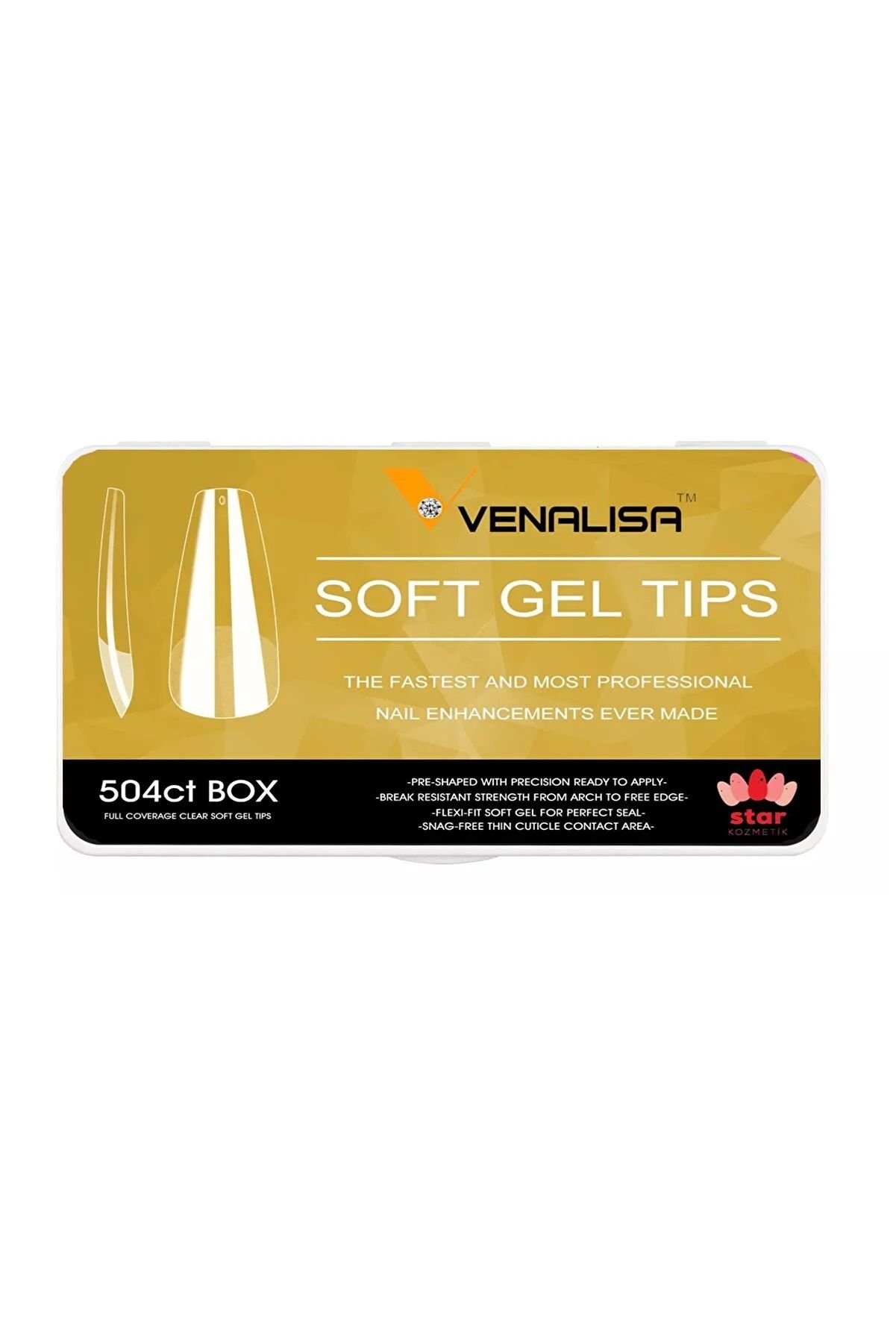 Venalisa Soft Gel Tips Yeni Nesil Protez Tırnak Jel Tips